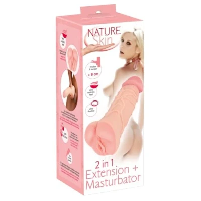 Abbildung von Masturbator und Penisverlängerung in einem