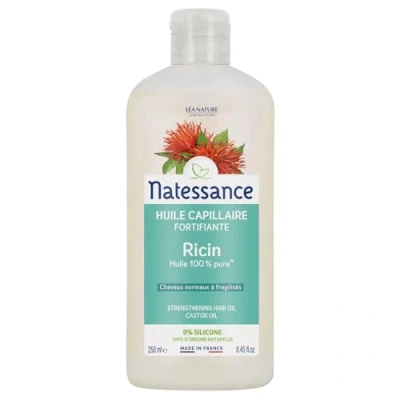Abbildung von Natessance Hair and Nails Naturel Rizinusöl, 250 ml