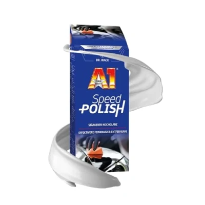 Abbildung von Dr. Wack A1 Speed Polish NEUE FORMEL 500 ml I Premium Auto Politur mit Carnauba Wachs Noch besserer Schutz &amp; Glanz Für alle Lacke geeignet Hochwertige Autopflege Made in Germany