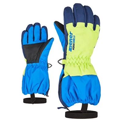Abbildung von Ziener Mädchen Ski Handschuhe/Wintersport, Wasserdicht, Atmungsaktiv LEVIO AS, Snowflake Print, 104, 801976