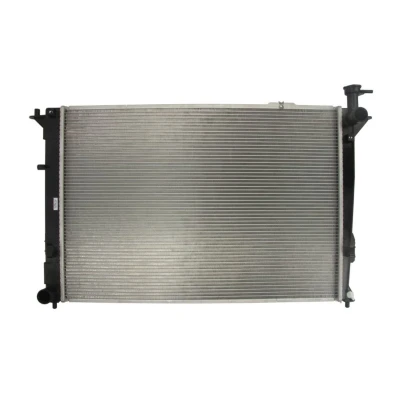 Abbildung von NRF 550091 Kühler, Motorkühlung Aluminium 670 482 16 Kühlrippen gelötet HYUNDAI: SANTA FE 3
