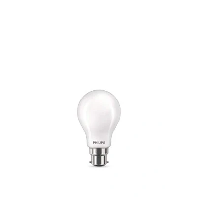 Abbildung von Philips LED Classic B22 Lampe, 60 W, Tropfenform, klar, warmweiß