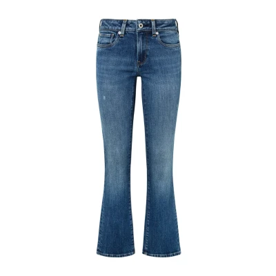 Abbildung von Pepe Jeans Damen Bootcut Lw PL204732 Jeans, Blue (Denim HV4), 34W / 32L