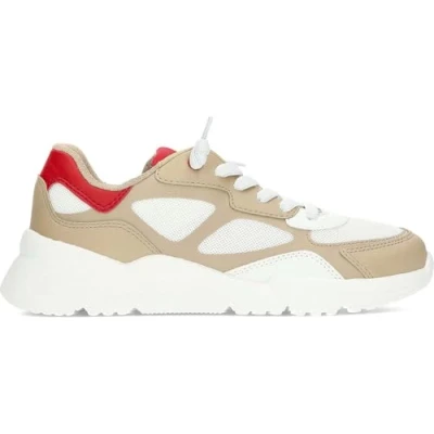 Abbildung von Geox J Loftus Boy E Sneaker, White/Beige, 25 EU