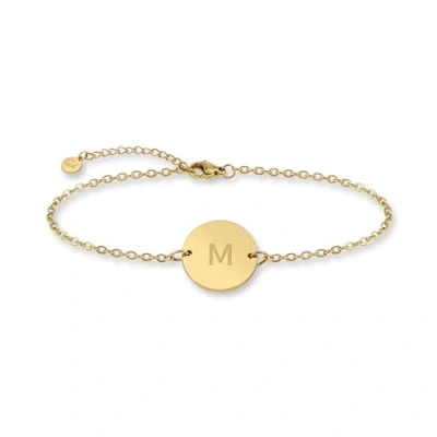 Abbildung von GD GOOD.designs Initialen Armband für Frauen Mädchen mit Gravur M Maike Mara Mareike Maren Marie Mariella Marina Melanie Melina Michelle Miriam Mona Mike Manuel Marc Marcel Marco Mario Marius