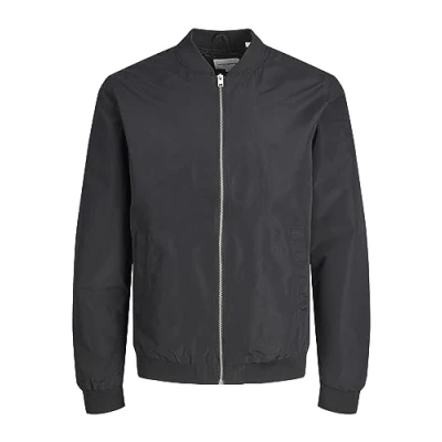 Abbildung von Jack &amp; Jones Jjeroy Jacket Bomberjacke, Herren, Größe: Medium, Black