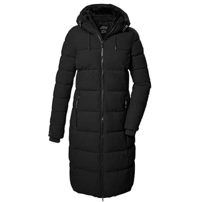 Abbildung von Killtec Funktionsmantel MIT Kapuze Wintermantel, Damen, Größe: 36, Schwarz