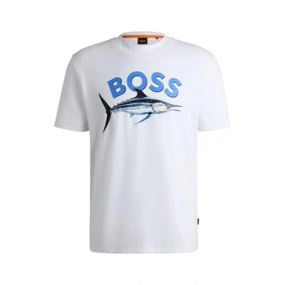 Abbildung von BOSS Te_Bossfish 10260136 01 Shirt Natural101 M