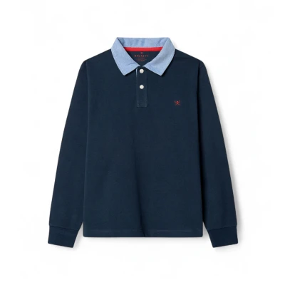 Abbildung von Hackett London für Jungen. HK5700004 Polo Rugby Country Club marineblau (5Años= 109cm), Lässig, Baumwolle, Langarm, Kinderbekleidung