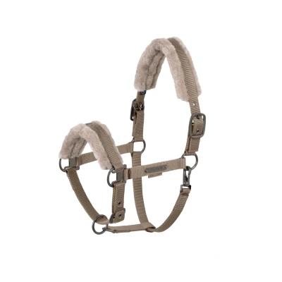 Abbildung von Eskadron Halfter Faux Fur Platinum &#039;25 Smoky Taupe Vollblut Agradi.deVerkauft von Agradi
