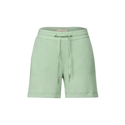 Abbildung von STREET ONE Damen A379429 Strukturshorts, Soft Jade Green, 38W