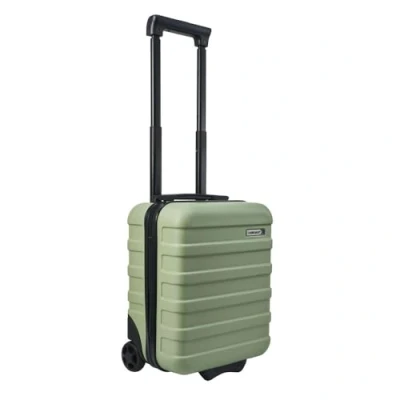 Abbildung von Cabin Max Anode 40x30x20 erweiterbar 40x30x25 cm Hardscalen Handgepäck Trolley Koffer für Untersitz, 24 l, Wizz Air, Eurowings (Bodo Grun)