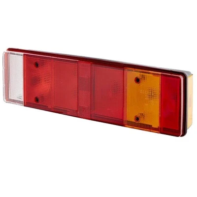 Abbildung von HELLA 2VP 008 204 121 Rückleuchte rechts P21W, R5W schwarz 12 ohne Glühlampen mit Lampenträger VOLKSWAGEN: LT 28 46 II Platform / Chassis