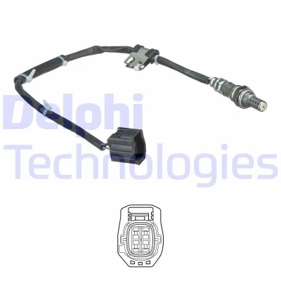 Abbildung von DELPHI ES20520 12B1 Lambdasonde Planarsonde, beheizt MAZDA: 6 Estate, Saloon
