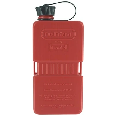 Abbildung von FuelFriend® PLUS 1,5 Liter Klein Benzinkanister Mini Reservekanister für die Notreserve