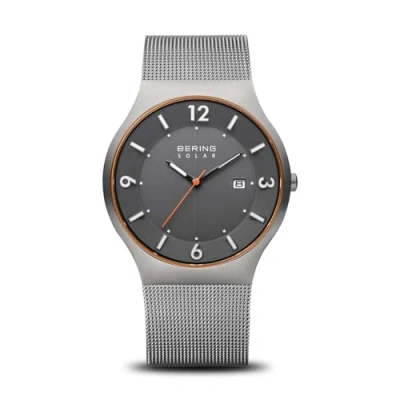 Abbildung von BERING Herren Uhr Solar Movement Collection mit Edelstahl und Saphirglas 14440 073 A