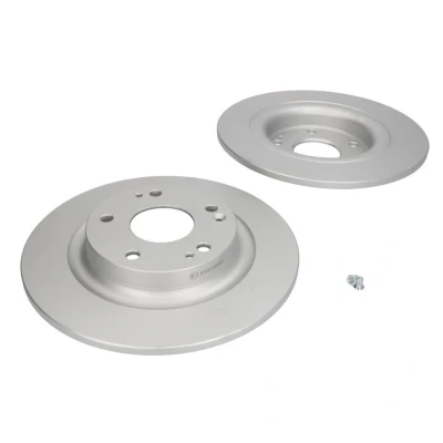 Abbildung von DELPHI BG5008C Bremsscheibe 282 10 5 voll beschichtet unbehandelt ohne Radlager, ABS Sensorring HONDA: CIVIC 10, Stufenheck
