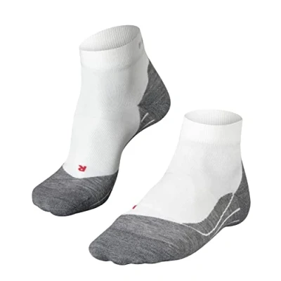 Abbildung von FALKE Herren Laufsocken RU4 Endurance Short M SSO Baumwolle antiblasen 1 Paar, Weiß (White Mix 2020), 39 41