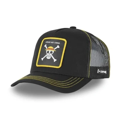 Abbildung von Capslab Strohhut Crew One Piece Schwarz Trucker Cap Size
