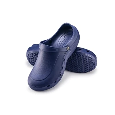Abbildung von ESTRO Gartenclogs Herren Gartenschuhe Damen Unisex Leicht Gummischuhe Sommer Garten Clogs F92 (43, Dunkelblau)