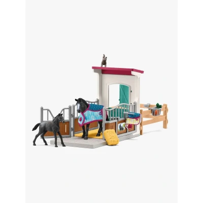 Abbildung von Schleich Spielzeugset Pferdebox mit Stute und Fohlen