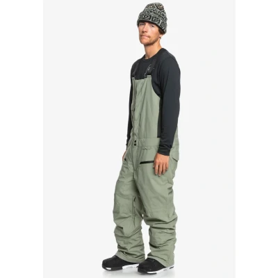 Abbildung von Quiksilver Utility BIB Snowboardhosen, Herren, Größe: XL, Green