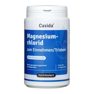 Abbildung von Magnesiumchlorid zum Einnehmen/trinken Pulver