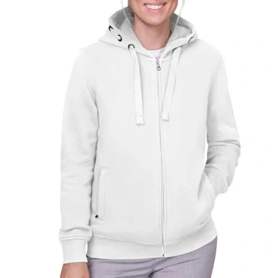 Abbildung von HRM Damen 807 Premium Hooded Jacket I Fair Trade Frauen Kapuzenjacke, 320 g/m² Aus 70% Baumwolle &amp; 30% recyceltem Polyester, darkgrey, M
