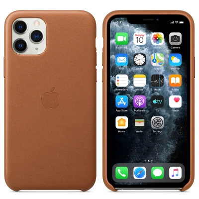 Abbildung von Apple Leder Hülle iPhone 11 Pro Brau ✅ Jetzt bei SB Supply! MWYD2ZM/A