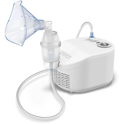 Abbildung von OMRON X101 Easy Inhalationsgerät für Erwachsene und Kinder Inhalator zur einfachen Behandlung von Atemwegs erkrankungen wie Asthma, Husten oder auch Allergien