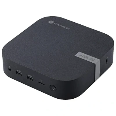 Abbildung von ASUS CHROMEBOX5 SC002UN Mini Desktop PC (Intel Celeron 7305 Prozessor, integrierte Intel UHD Grafik, 4GB DDR4 Speicher, 128GB M.2 NVMe PCIe 3.0 SSD, WIFI 6E, Chrome OS) schwarz