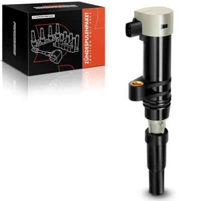 Abbildung von Frankberg 1x Zündspule Zündmodul Kompatibel mit Clio II III Duster Logan Sandero Kubistar Primastar Vivaro Kangoo Laguna Megane Modus Twingo Replace# 7700875000 7700107177