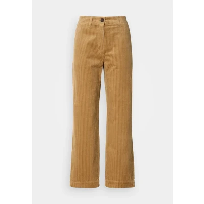 Abbildung von Marc O&#039;Polo Pants Straight LEG Cropped Length WELT Pocket Stoffhose, Damen, Größe: 34, Pure sand