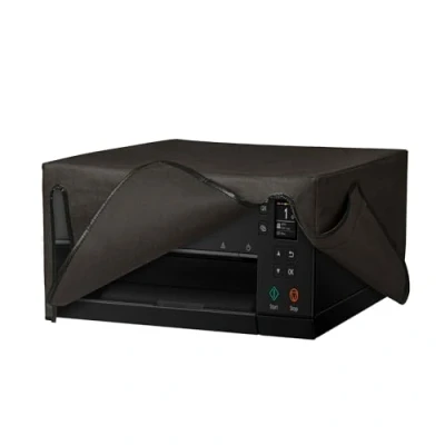 Abbildung von kwmobile Cover kompatibel mit Canon Pixma TS6350 Tasche Hülle Drucker Staubschutzhülle Schutzhaube Schutzhülle Dunkelgrau