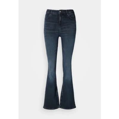 Abbildung von BOSS ROSA SLIT Jeans Bootcut, Damen, Größe: 28x32, Dark blue