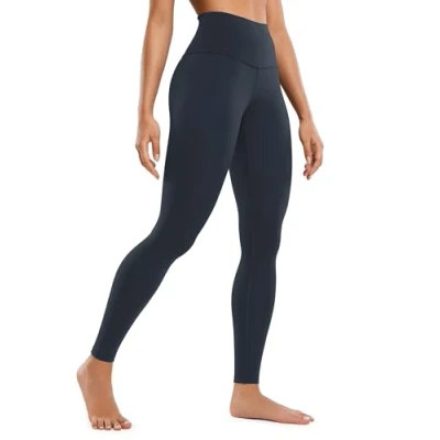 Abbildung von CRZ Yoga Butterluxe Damen High Waist Sport Leggings Blickdicht Leggins Sporthose Workout Gym Yogahose 71cm Echte Marine 38