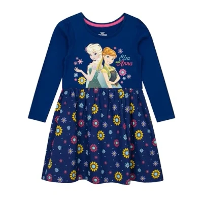 Abbildung von Disney Frozen Kleid Madchen Prinzessinnen Mädchen Kostüm Prinzessin Mehrfarbig 122