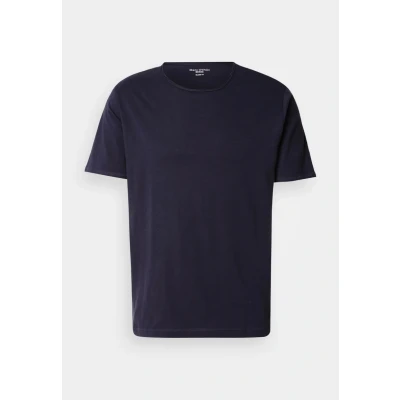 Abbildung von Marc O&#039;Polo Denim RAW CUT Tshirt basic, Herren, Größe: Medium, True navy