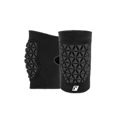 Abbildung von Reusch Herren Torwart Knee Protector Deluxe, Fußball Torhüter Knieschoner gepolstert Bandage Kompression für Erwachsene Kinder Jugend zur Vermeidung von Verletzungen