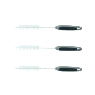 Abbildung von Wundermix WunderBrush® Messerbürste für deine Küchenmaschine (3er Set, Grau) Reinigungsbürste Mixtopfmesser Mixmesser Spülbürste