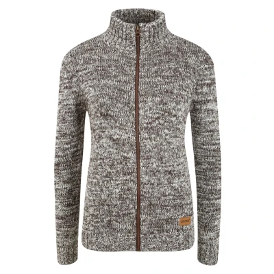 Abbildung von Oxmo Oxphenix Strickjacke, Damen, Größe: Large, Coffee bea