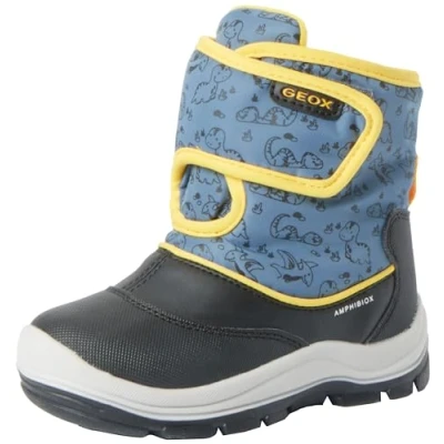 Abbildung von Geox Baby Jungen B FLANFIL Boy ABX Ankle Boot, DK AVIO/Yellow, 20 EU