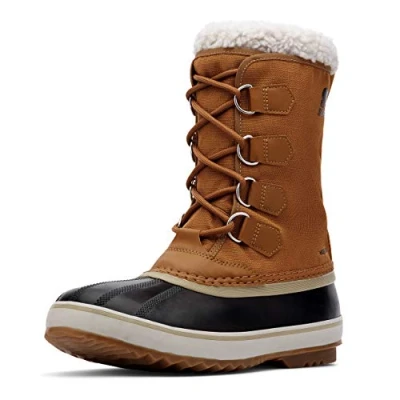 Abbildung von Sorel 1964 PAC NYLON WATERPROOF Schneestiefel für Herren, Braun (Camel Brown x Black), 46 EU