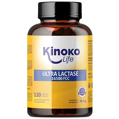 Abbildung von Ultra LACTASE 16500 FCC, Schnelle Wirkung, Hohe Bioverfügbarkeit, Laktosetablette, Bei Laktoseunverträglichkeit &amp; Milchunverträglichkeit, Premium Verdauungsenzyme, Reine Laktase,120 Kapseln
