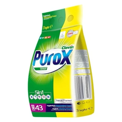 Abbildung von PUROX UNIVERSAL (43 WL) Waschpulver im Foliensack Waschmittel 3 kg