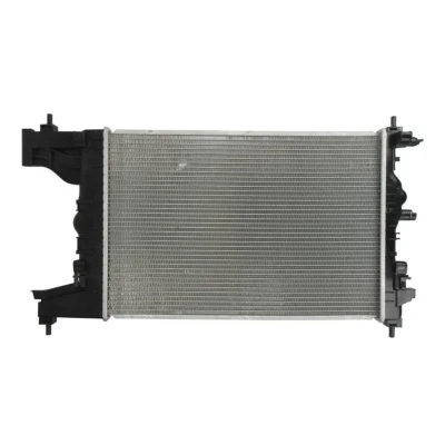 Abbildung von NRF 53122 Kühler, Motorkühlung Aluminium 580 387 16 Kühlrippen gelötet