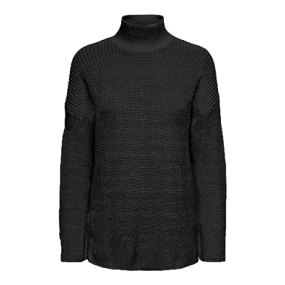 Abbildung von ONLY Strick Struktur Pullover Stehkragen Langarm Shirt Knitted Sweater ONLBELLA