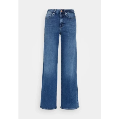 Abbildung von ONLY Onlblush Madison WIDE Jeans Bootcut, Damen, Größe: Sx32, Medium blue denim
