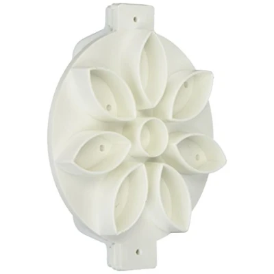Abbildung von Paderno World Cuisine Gänseblümchen Aufdruck Brotstempel, rund, 8,9 cm