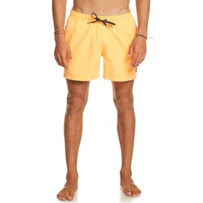Abbildung von Quiksilver Everyday Volley 15 Badeshorts, Herren, Größe: Large, Orange pop
